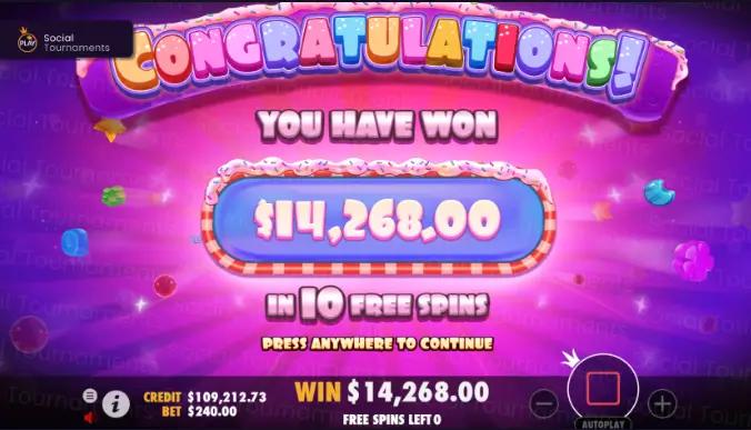 摩根顶级糖果Powernudge老虎机爆大奖